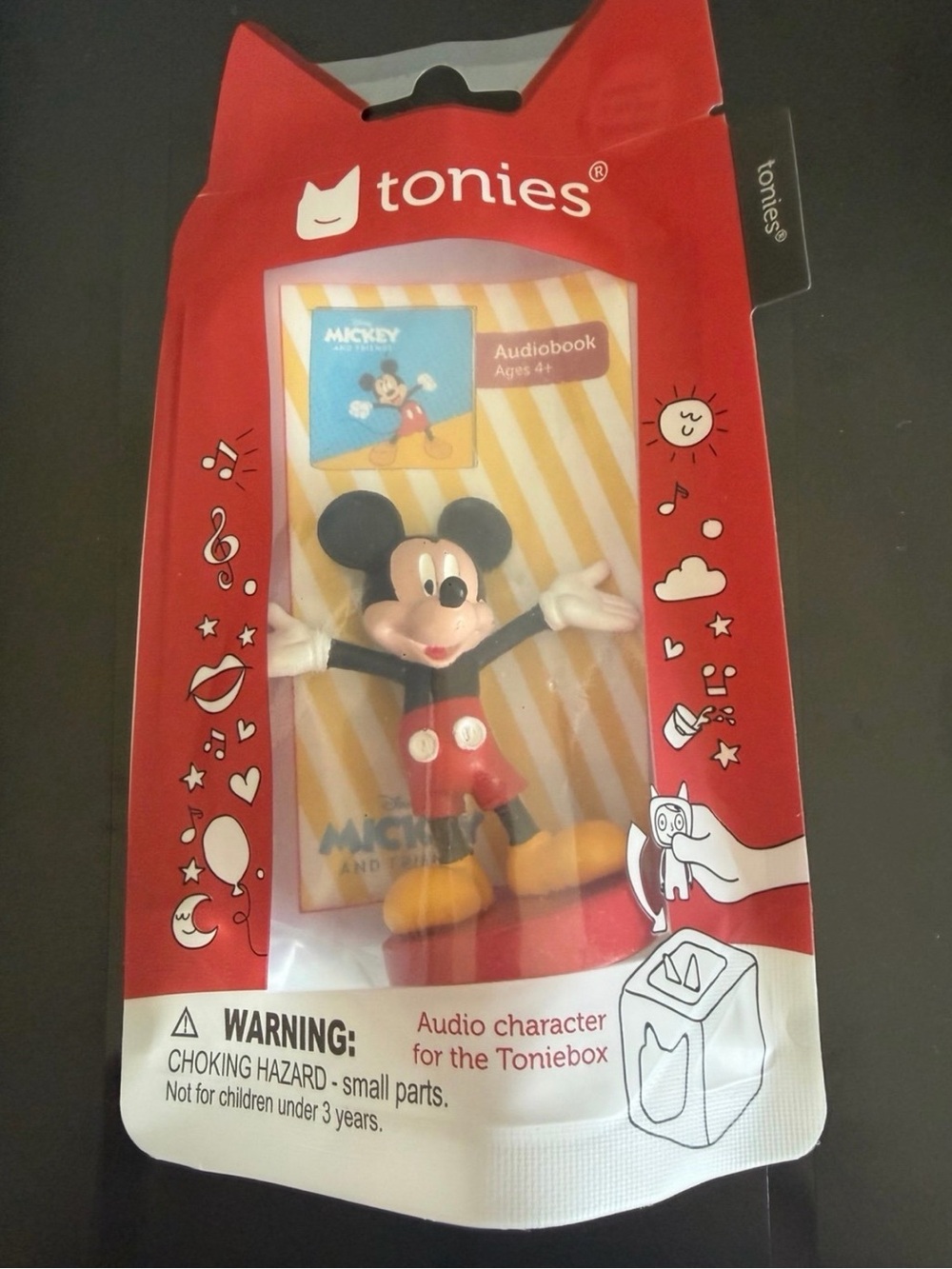 Tonies Mickey Mouse Red Audiobook Figure for Toniebox Disney